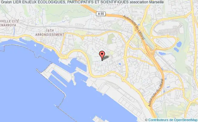 plan association Lier Enjeux Écologiques, Participatifs Et Scientifiques Marseille 16