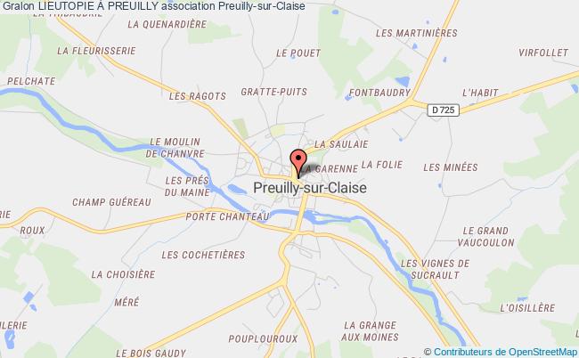 plan association Lieutopie À Preuilly Preuilly-sur-Claise