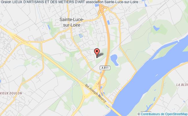 plan association Lieux D'artisans Et Des Metiers D'art Sainte-Luce-sur-Loire