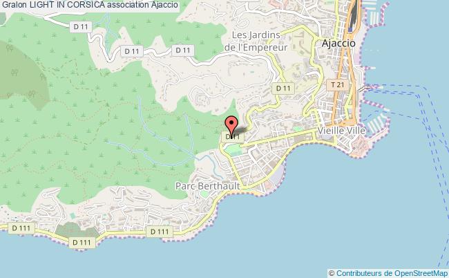 plan association Light In Corsica Ajaccio