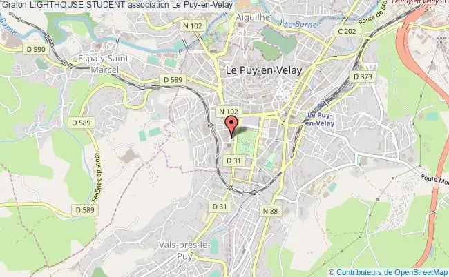 plan association Lighthouse Student Puy-en-Velay