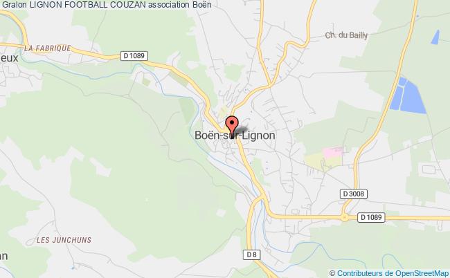 plan association Lignon Football Couzan Boën-sur-Lignon