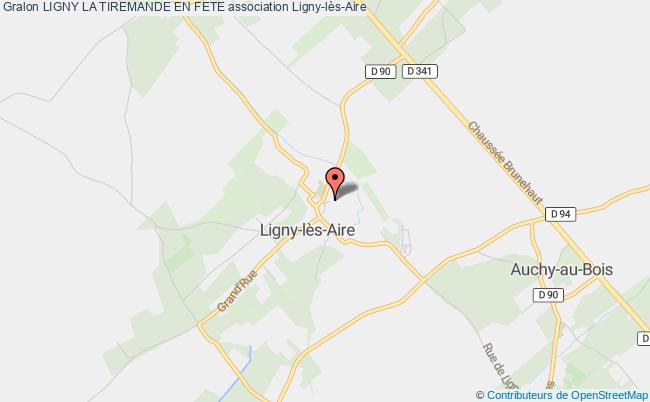 plan association Ligny La Tiremande En Fete Ligny-lès-Aire