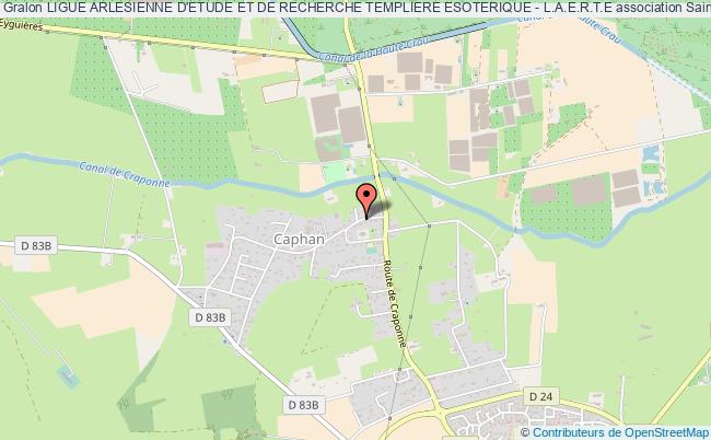 plan association Ligue Arlesienne D'etude Et De Recherche Templiere Esoterique - L.a.e.r.t.e Saint-Martin-de-Crau