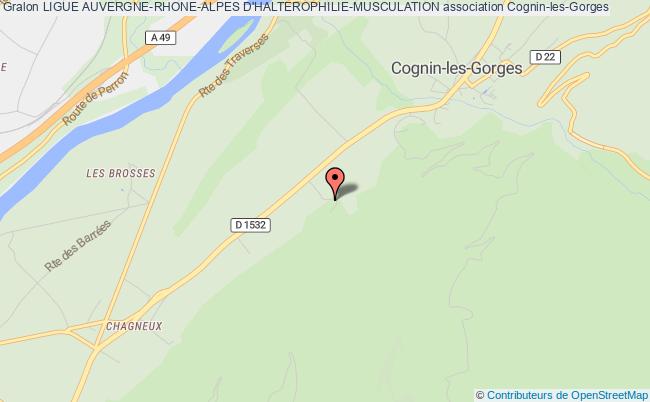 plan association Ligue Auvergne-rhone-alpes D'halterophilie-musculation Cognin-les-Gorges
