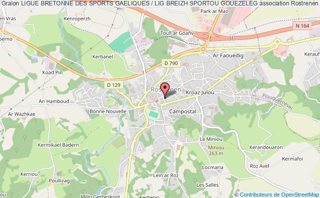 plan association Ligue Bretonne Des Sports Gaeliques / Lig Breizh Sportou Gouezeleg Pontivy