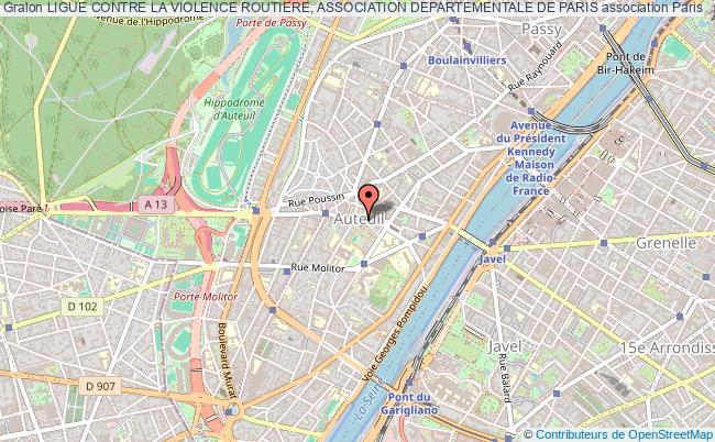 LIGUE CONTRE LA VIOLENCE ROUTIERE, ASSOCIATION DEPARTEMENTALE DE PARIS