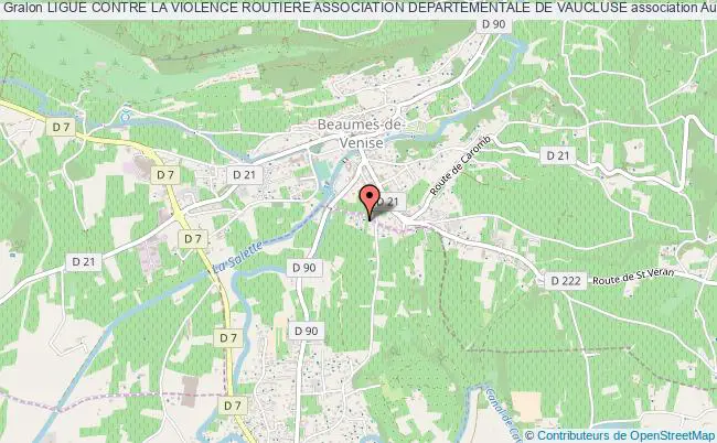 plan association Ligue Contre La Violence Routiere Association Departementale De Vaucluse Aubignan