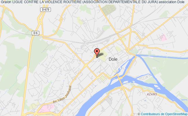 plan association Ligue Contre La Violence Routiere (association Departementale Du Jura) Dole