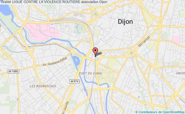 plan association Ligue Contre La Violence Routiere Dijon
