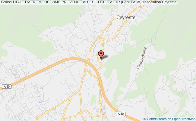 plan association Ligue D'aeromodelisme Provence Alpes Cote D'azur (lam Paca) Ceyreste