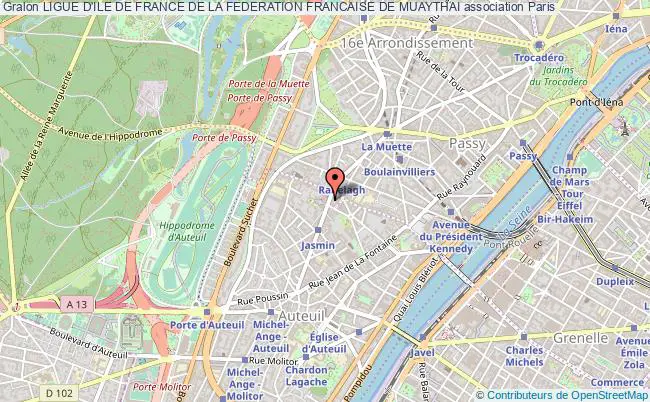 plan association Ligue D'ile De France De La Federation Francaise De Muaythai Paris