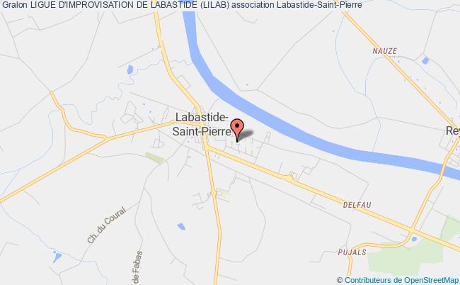 plan association Ligue D'improvisation De Labastide (lilab) Labastide-Saint-Pierre