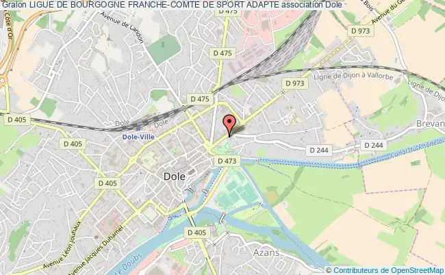plan association Ligue De Bourgogne Franche-comte De Sport Adapte Dole