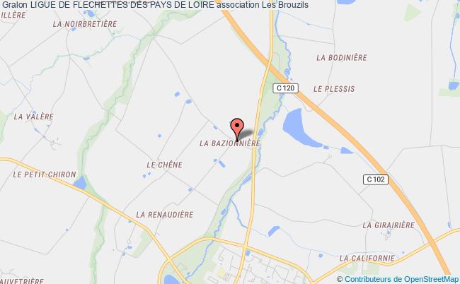 plan association Ligue De Flechettes Des Pays De Loire Brouzils