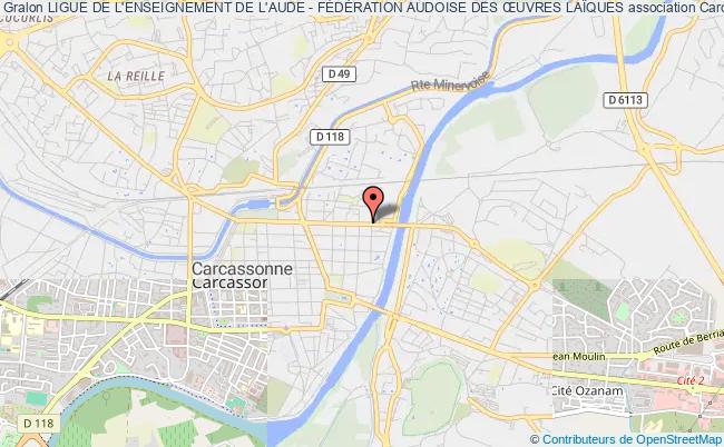 LIGUE DE L'ENSEIGNEMENT DE L'AUDE - FÉDÉRATION AUDOISE DES ŒUVRES LAÏQUES