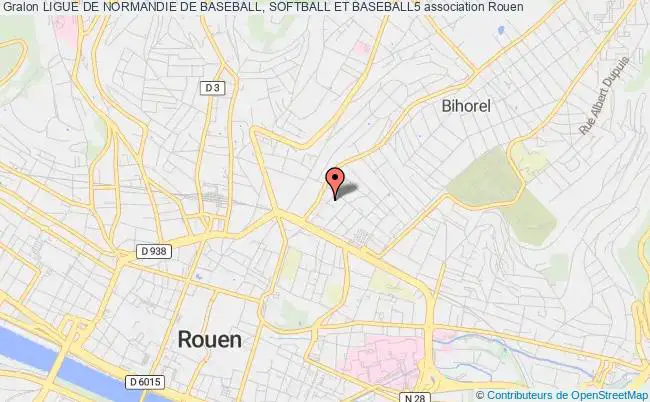plan association Ligue De Normandie Baseball Et Softball 