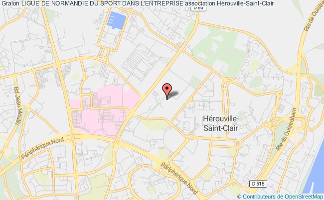 plan association Ligue De Normandie Du Sport Dans L'entreprise Hérouville-Saint-Clair