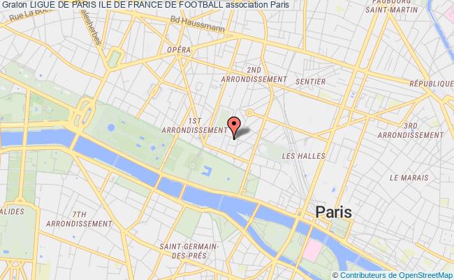 plan association Ligue De Paris Ile De France De Football Paris