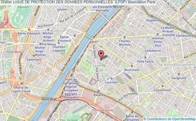 plan association Ligue De Protection Des Donnees Personnelles  (lpdp) Paris