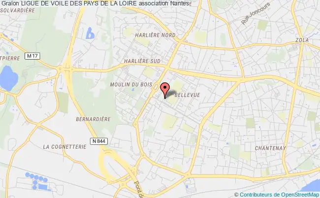 plan association Ligue De Voile Des Pays De La Loire Nantes