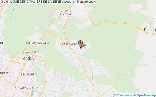 plan association Ligue Des Cavaliers De La Seine Montmorency