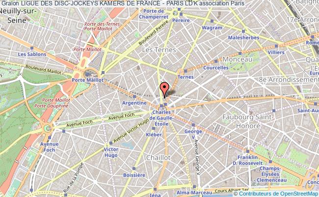 plan association Ligue Des Disc-jockeys Kamers De France - Paris Ld'k Paris