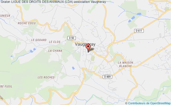 plan association Ligue Des Droits Des Animaux (lda) Vaugneray