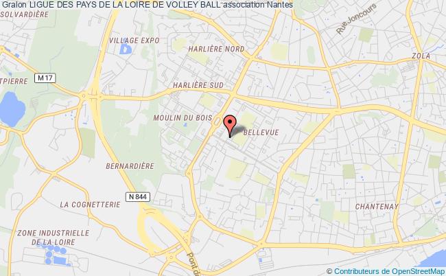 plan association Ligue Des Pays De La Loire De Volley Ball Nantes