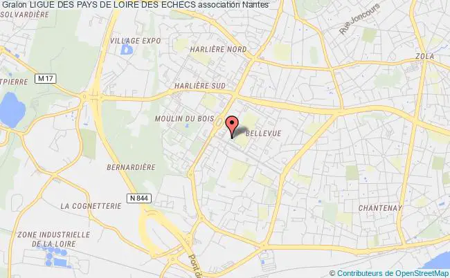 plan association Ligue Des Pays De Loire Des Echecs Nantes