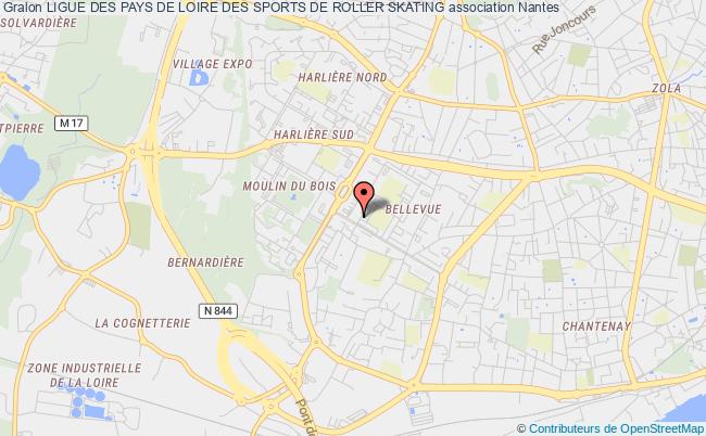 plan association Ligue Des Pays De Loire Des Sports De Roller Skating Nantes