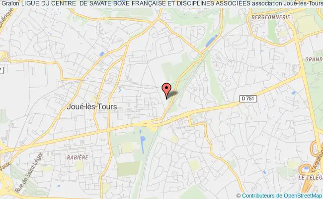 plan association Ligue Du Centre  De Savate Boxe FranÇaise Et Disciplines Associees Joué-lès-Tours