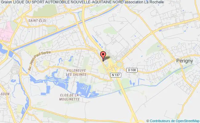 plan association Ligue Du Sport Automobile Nouvelle-aquitaine Nord La Rochelle