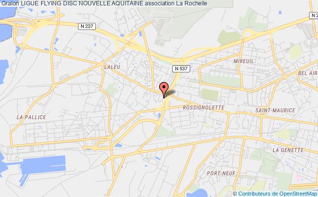plan association Ligue Flying Disc Nouvelle Aquitaine La Rochelle