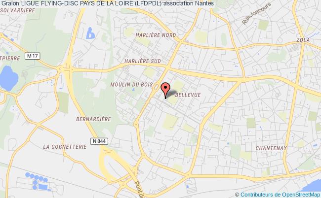 plan association Ligue Flying-disc Pays De La Loire (lfdpdl) Nantes
