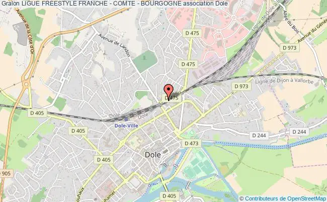 plan association Ligue Freestyle Franche - Comte - Bourgogne Dole