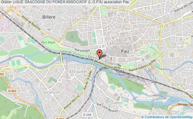 plan association Ligue Gascogne Du Poker Associatif (l.g.p.a) Pau