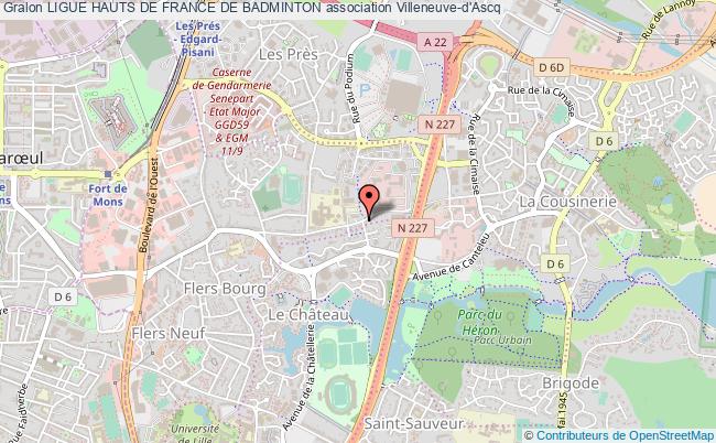 LIGUE HAUTS DE FRANCE DE BADMINTON