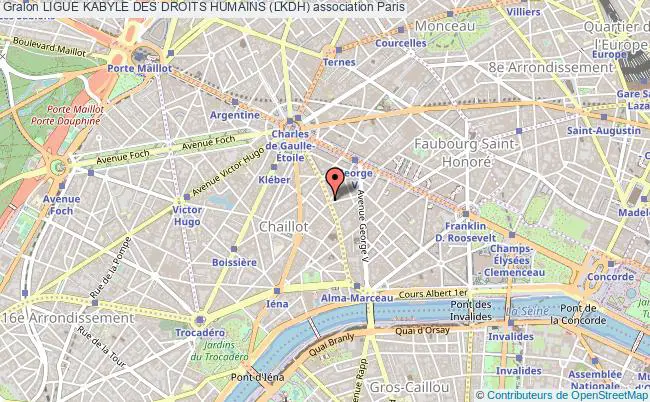plan association Ligue Kabyle Des Droits Humains (lkdh) Paris