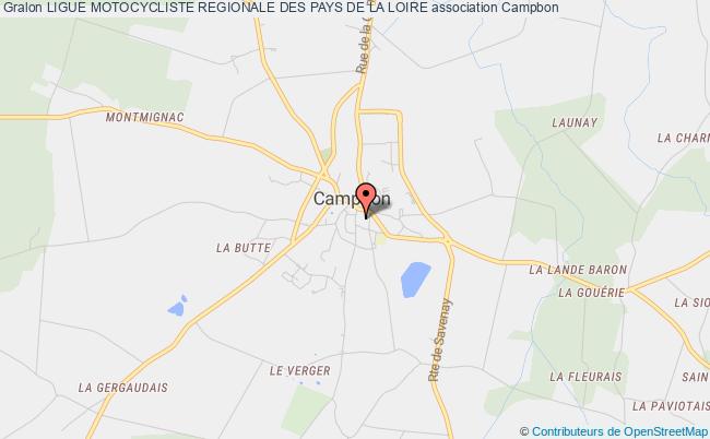 plan association Ligue Motocycliste Regionale Des Pays De La Loire Campbon