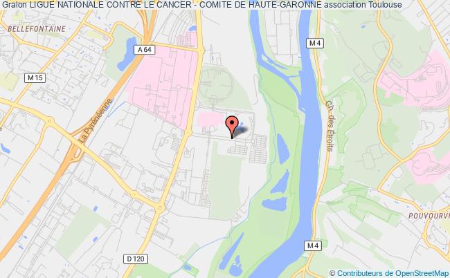plan association Ligue Nationale Contre Le Cancer - Comite De Haute-garonne Toulouse