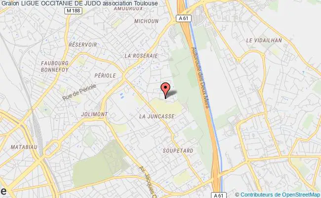 plan association Ligue Occitanie De Judo Toulouse