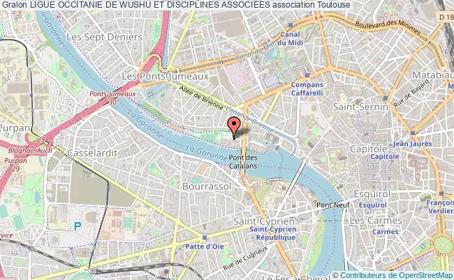 plan association Ligue Occitanie De Wushu Et Disciplines AssociÉes Toulouse