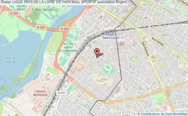 plan association Ligue Pays De La Loire De Paintball Sportif Angers