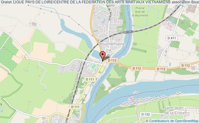 plan association Ligue Pays De Loire/centre De La Federation Des Arts Martiaux Vietnamiens Bouchemaine