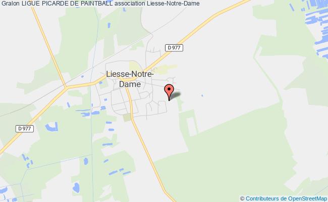 plan association Ligue Picarde De Paintball Liesse-Notre-Dame