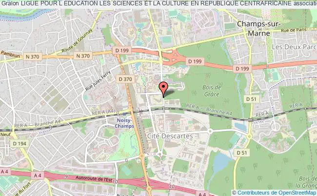 plan association Ligue Pour L Education Les Sciences Et La Culture En Republique Centrafricaine Champs-sur-Marne