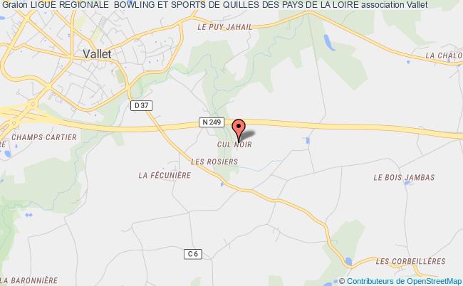plan association Ligue Regionale  Bowling Et Sports De Quilles Des Pays De La Loire 