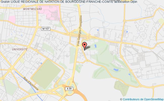 plan association Ligue Regionale De Natation De Bourgogne-franche-comte Dijon
