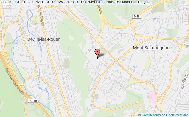 plan association Ligue Regionale De Taekwondo De Normandie Mont-Saint-Aignan